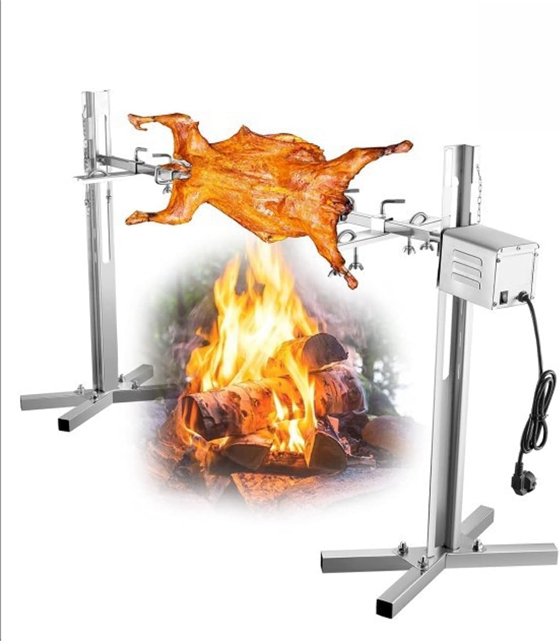 Amazon | Acnivko肉焼き機 回転、回転型 丸焼き機 70KG電気